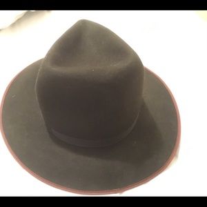 Dark Green Borsalino Felt Hat